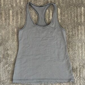 90 degrees Black and White Workout Racerback Tank